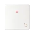 Клавиша с пиктограммой лампа для 75160-39, S82,82N белый