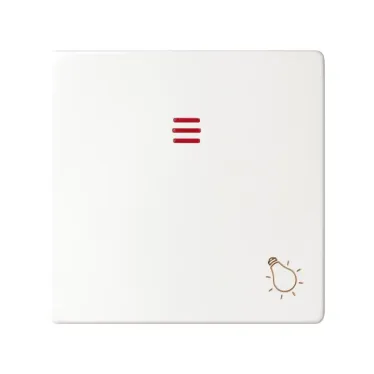 Клавиша с пиктограммой лампа для 75160-39, S82,82N белый