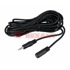 Аудио кабель 3.5 мм гнездо - штекер, 7 м