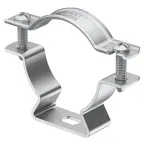 Крепежная скоба дистанционная 36-44 мм (с продольным отверстием) с гальваническим покрытием