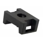 Площадка для крепления стяжки ПС-2 22x16 мм черная 100 шт,