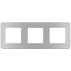 Рамка 3 поста INSPIRIA алюминий
