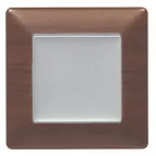 Valena LIFE Рамка 1 пост темное дерево универсальная