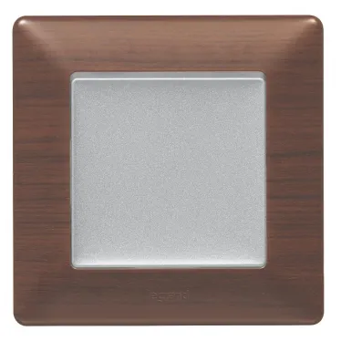 Valena LIFE Лицевая панель для выключателей одноклавишных Алюминий