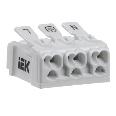 Клемма пружинная соединительная КСП3-L+N+PE