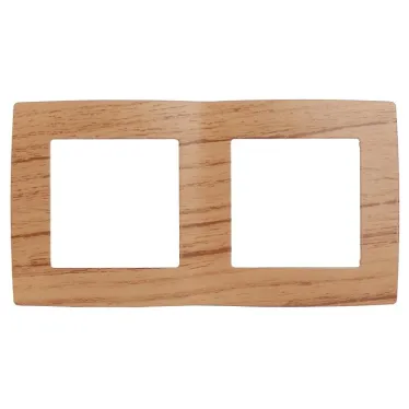 Рамка на 2 поста, Эра12, дуб, 12-5002-09