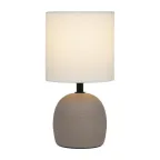 Настольная лампа Sheron 7044-503 1 х Е14 40 Вт керамика коричневая с абажуром