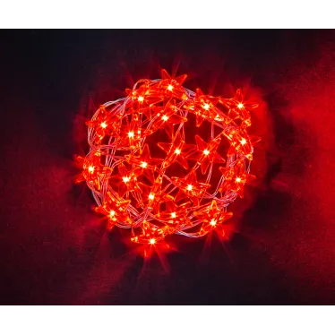Гирлянда световая  NGF-DM003-20R-2AA-красные звёздочки | 14051 | Navigator
