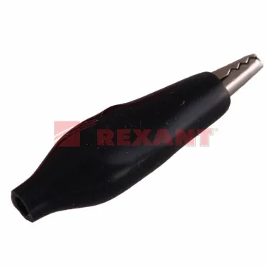 Зажим ''Крокодил'' 5А, 46мм, в изоляторе, 200шт/упак