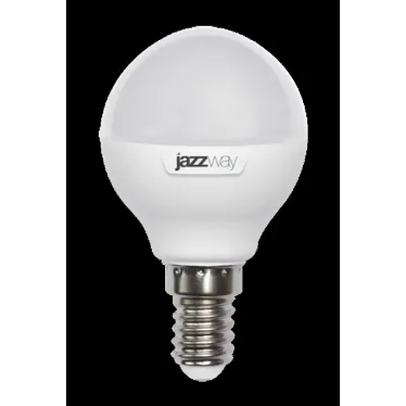 Лампа светодиодная LED 9Вт Е14 холодный матовый шар