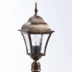 Светильник НТУ-60w столб Е27 IP44 черное золото