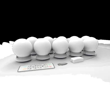 Светильник светодиодный 10 Вт 780 лм 2700-6500К AC 220В Белый IP20 50х45х50мм с пультом управления MAKEUP Gauss