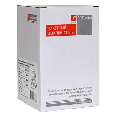 Выключатель пакетный ПВ 3-63 М3 исполнение 3 PROxima