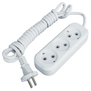 Удлинитель 'Эксперт' 3 гнезда 3 метра 10А/2.2кВт без заземления ПВС 2х0.75 PROxima