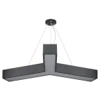 Светильник светодиодный Geometria Igrek SPO-144-B-40K-066 66Вт 4000К 4000Лм IP40 1200*1200*80 черный подвесной ЛТ | Б0058889 | ЭРА