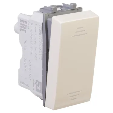 Avanti Выключатель ''Ванильная дымка'', 16A, 1 модульный