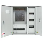 Щит учетно-распределительный навесной ЩРУн-3/30о IP31 двухдверный с окном 580х490х165