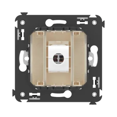 Avanti Компьютерная розетка RJ-45 без шторки в стену кат.5е одинарная Ванильная дымка