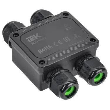 Коробка распред. герметичная WTP-403 4 ввода IP68