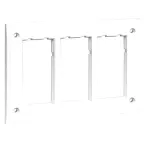 Connect Рамка на 3 S-модуля к монтажной коробке SBM250, Сима Про, белый