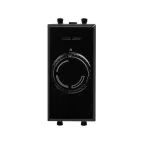 Avanti Диммер поворотный ''Черный квадрат'', 16A, 1 модульный