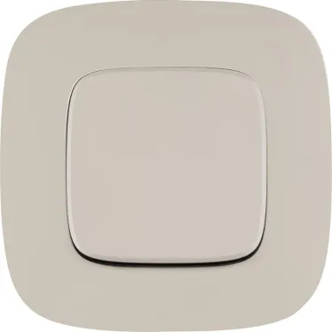 Valena ALLURE Рамка 1 пост слоновая кость универсальная