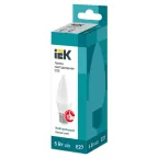 Лампа светодиодная C35 свеча 5Вт 230В 4000К E27 IEK
