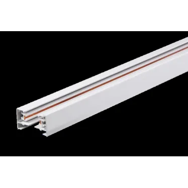 Шинопровод белый 1м PTR 1M-WH с токоподводом и заглушкой Jazzway