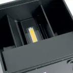 Светильник светодиодный уличный ДБУ-2х3w вверх/вниз 3000K IP54 черный