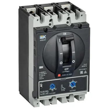 Выключатель автоматический в литом корпусе ARMAT 3P типоразмер D 50кА 160А расцепитель термомагнитный регулируемый