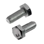 Болт DIN933 М8х20 шестигранная голова полная резьба оцинкованный (12 шт)