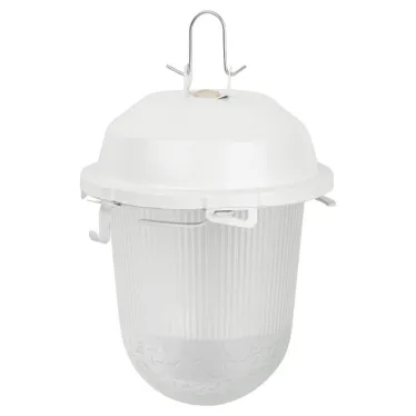 Светильник НСП 02-100-001 без решетки Желудь сталь / стекло IP54 E27 max 100Вт 170х260 белый