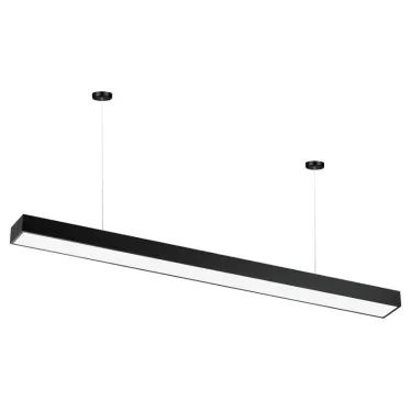 Светильник LED Geometria Block SPO-115-B-40K-036 36Вт 4000K 3100Лм IP40 1200х100х50 черный подвесной драйвер внутри
