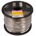 Трос стальной в ПВХ оплетке d-2.5 мм. прозрачный (200 м)