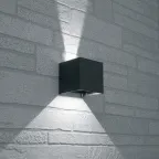 Светильник светодиодный уличный ДБУ-2х3w вверх/вниз 4000K IP54 черный