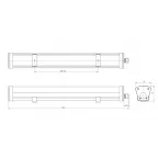 Светильник светодиодный LPO/LSP SE 20/2200 20Вт 2200Лм  4000K IP65 | DLPOSE20Mini-6-O-4K | Diora
