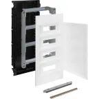 Practibox S Пластиковый щиток Встраиваемый (ЩРв-П) 4X12 Белая дверь