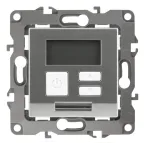 Терморегулятор универс.230В-Imax16А, Эра12, алюминий, 12-4111-03