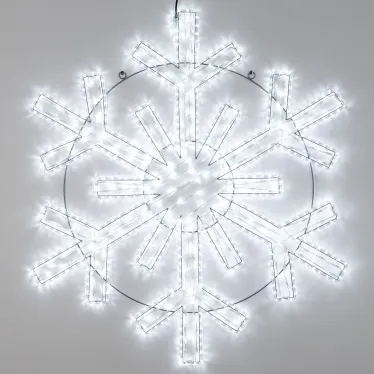 Фигура ARD-SNOWFLAKE-M11-1250x1200-604LED White (230V, 36.5W) (Ardecoled, IP65) | 034260 | Arlight