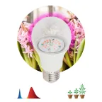 Лампа светодиодная лампа для рассады тип А60, 10 Вт, 220-240V FITO-10W-RB-E27-K