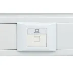 Розетка RJ45, категории 5e (ширина 2 модуля)