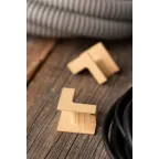 Угол внутренний (20х10) (4 шт) Plast под светлое дерево