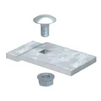 Фиксатор зажимной 60х30 мм, сталь, FT