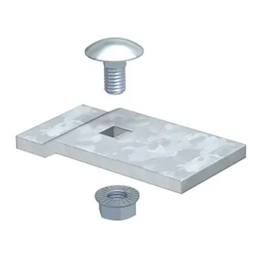 Фиксатор зажимной 60х30 мм, сталь, FT