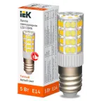 Лампа светодиодная CORN капсула 5Вт 230В 3000К керамика E14 IEK