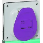 Розетка встраиваемая 16А 2К 24В IP44