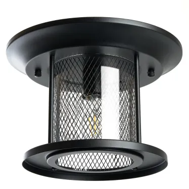Светильник НПУ-60w Е27 IP44 черный