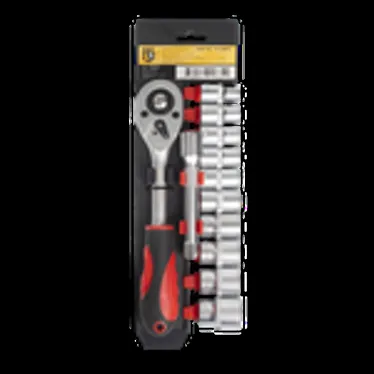 Набор автоинструмента с торцевыми шестигранными головками и трещоткой 1/2'' НАИ-02/12