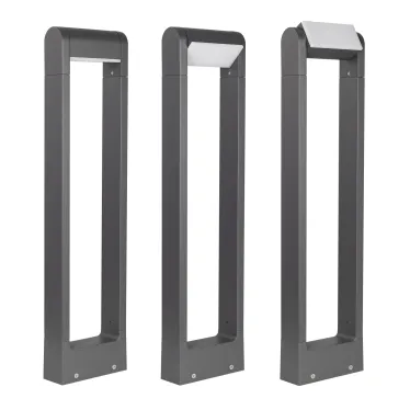 Светильник LGD-PATH-FRAME-ROTARY-H650-6W Warm3000 (GR, 111 deg, 230V) (Arlight, IP65 Металл, 3 года) | 029436(1) | Arlight