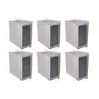 Светильник светодиодный Грильято ДОМИНО 40Вт 4000К IP20 (комплект из 6ти светильников) | LE-СВО-17-050-1259-20Д | LEDeffect